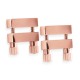 Bound Nipple Clamps Rose Gold 